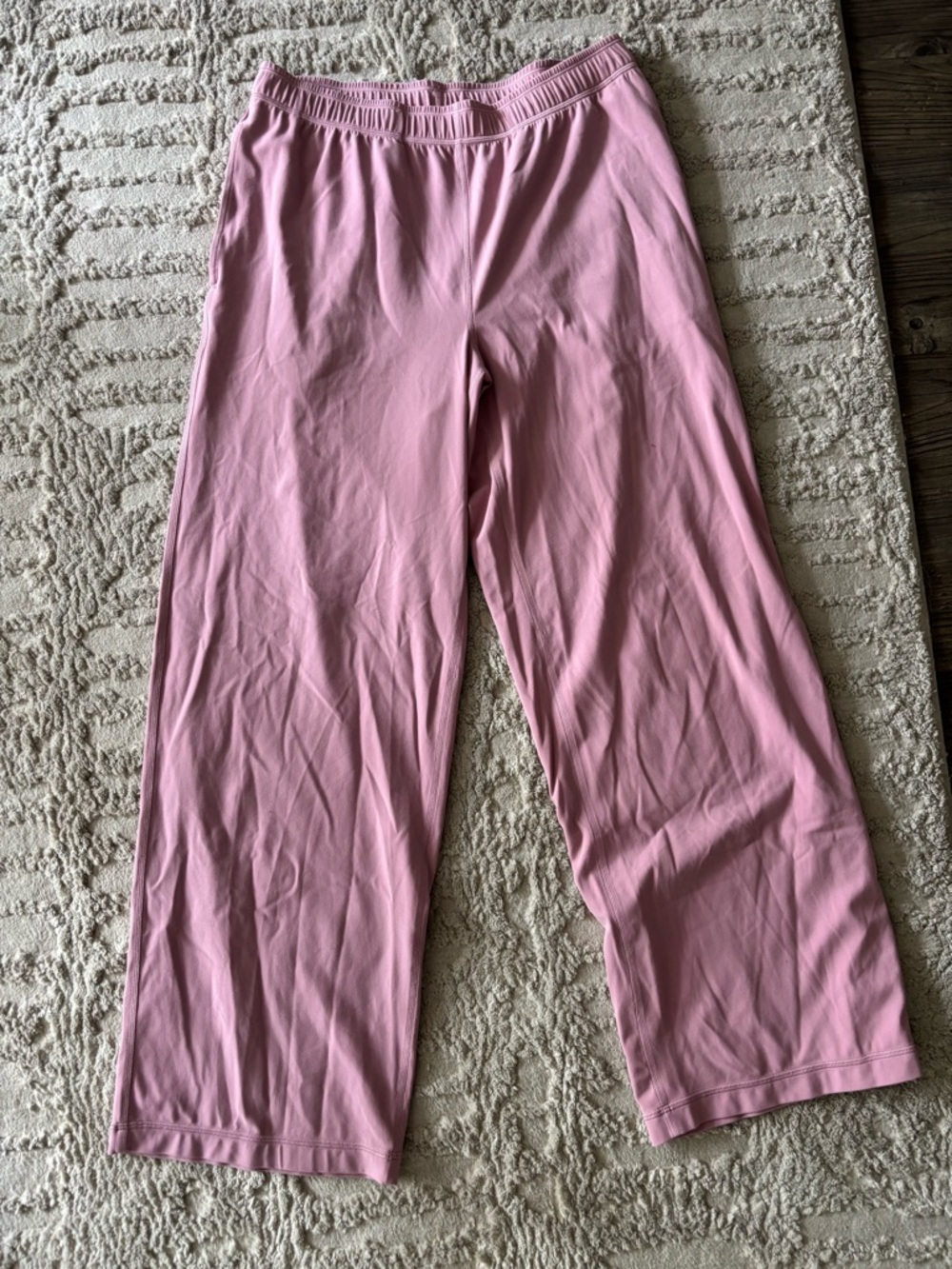 Aritzia Wide Leg Jumpsuit Pants in Dusty Pink